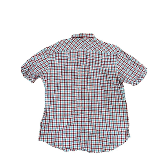 James Campbell Men’s Check Gingham Plaid Short Sleeve Shirt L A004454 - Picture 8 of 8